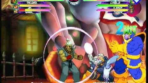 MvC2: Transparent Bubble Glitch