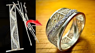 Anillo sin fin “Infinity in Metal” jewelry makingfor beginners