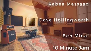 Video thumbnail of "Rabea Massaad, Dave Hollingworth & Ben Minal - 10 Minute Jam"