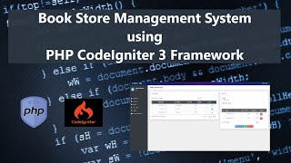 Book Store Management System in PHP and CodeIgniter DEMO