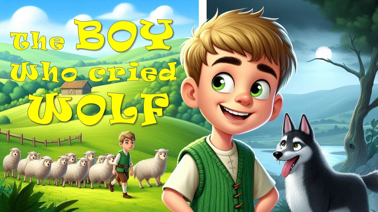 The Boy Who Cried Wolf | Moral Story in English | A Boy and a Wolf ...