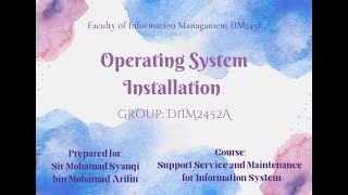 IMS455 | OPERATING SYSTEM INSTALLATION