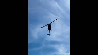 Helicopter drops Easter eggs, (egg hunt)