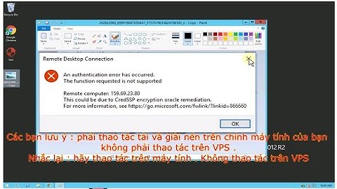 Hướng dẫn fix lỗi CredSSP khi truy cập VPS nhanh gọn !