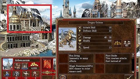 Dragon Golem - The Tides of War expansion (VCMI) - Heroes of Might and Magic 3