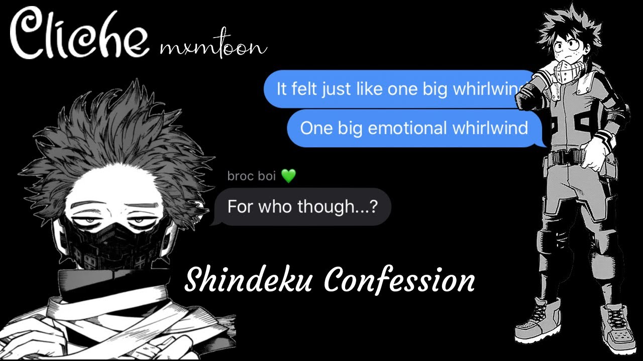 ShinDeku Confession || BNHA Lyric Prank (Cliche by mxtmoon)