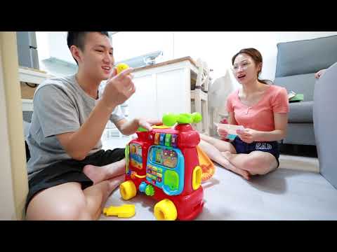 開箱乾媽送迷你Q的週歲禮物
