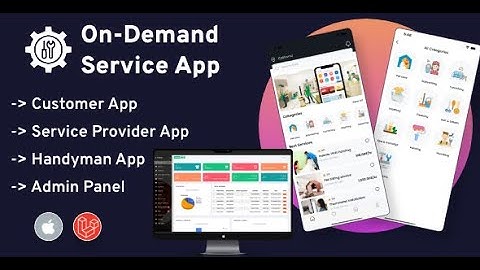 Handy service - On-Demand Home Services, Business Listing, Handyman Booking iOS App with Admin Panel