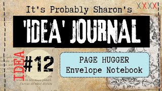 PAGE HUGGER Envelope Notebook | Idea 12 - Ideas Junk Journal #junkjournalideas #papercrafts