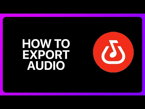 How To Export Audio In Bandlab Tutorial