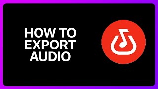 How To Export Audio In Bandlab Tutorial