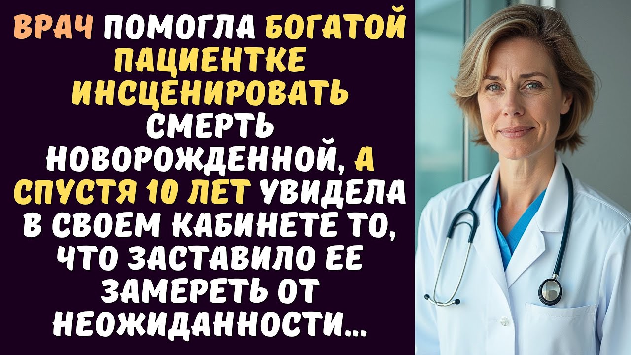 ВРАЧ помогла богатой пациентке инсценировать смерть НОВОРОЖДЕННОЙ, а спустя 10 лет замерла от шока..