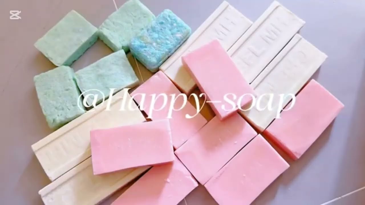 ASMR Soap Cutting Dry Soap Cutting ASMR Satisfying Sound ASMR No Talking Crispy Lovely Vintage Soap
