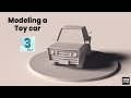 How to model a simple toy car in 3Ds max (Toy car part 1)