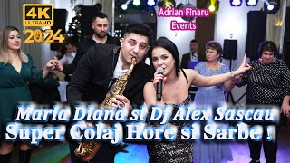 🎁❄️🎄NOU 2024❄️Maria Diana si Dj Alex Sacau 🔴Colaj Hore si Sarbe de Joc ❗❗❗