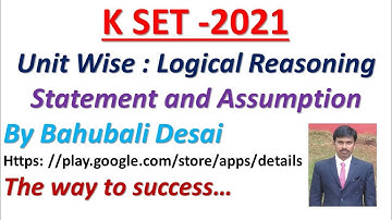 K SET 2021 Paper I preparation| MCQs on Logical Reasoning | Lecture   31