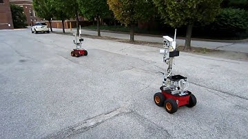 Robotic Follower System using an Active Antenna Tracking - Field Test 3