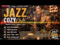 LIVE 🔴 Smooth Jazz Cafe 🎷 Relaxing Background Music for Work & Chill
