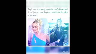 Taylor Armstrong reveals she’s bisexual, divulges on her 5-year relationship with a woman