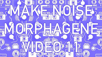 Make Noise - Morphagene #11 - Nigel Key Tinkler Reel #MorphageneMondays