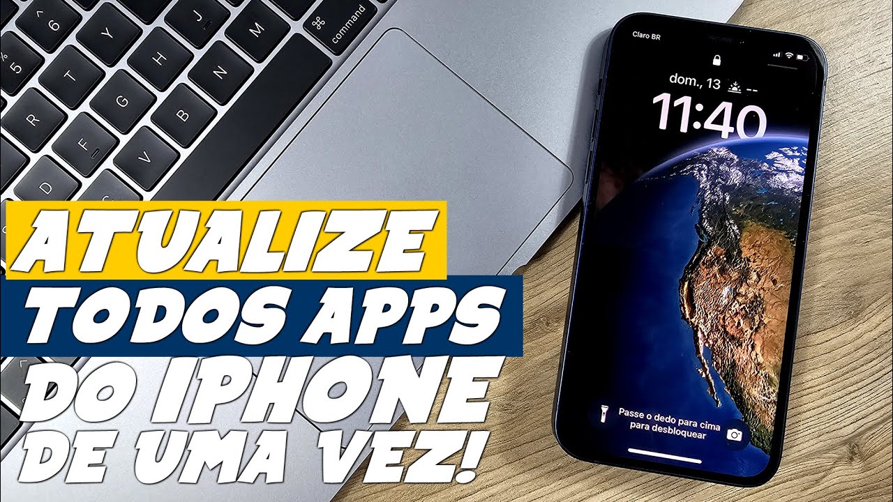 Como ATUALIZAR TODOS APLICATIVOS do IPHONE DE UMA SÓ VEZ - YouTube