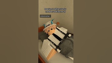 How Different Family Members Waking Me up #short #shorts #roblox #memes