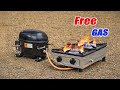 I made gas using just an old refrigerator compressor! You'll be shocked
