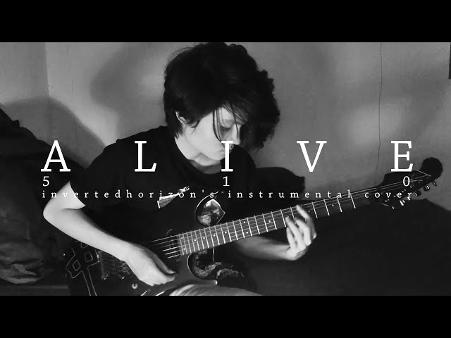 510 - ALIVE (Guitar u0026 Full Instrumental Cover) class=