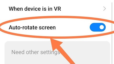 redmi 7 enable auto rotate screen/how to enable auto rotate screen in redmi 7