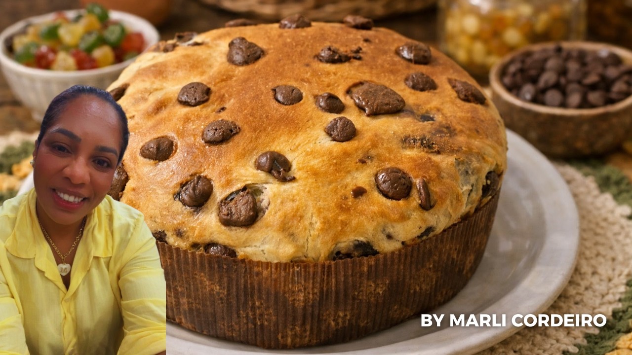 Colomba  de chocolate 🍫 e Frutas