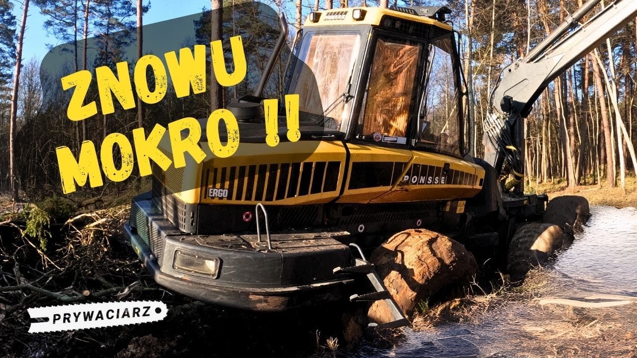 MOKRO !!!!🌲PRYWACIARZ🌲Ponsse Ergo 🌲
