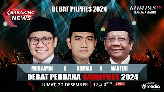 BREAKING NEWS LIVE DEBAT CAWAPRES 2024 - Muhaimin, Gibran dan Mahfud Pilpres 2024
