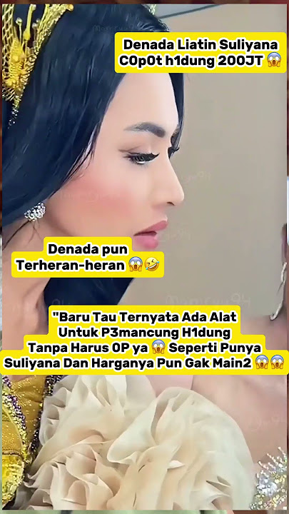 Momen Denada Syok Saat Suliyana Lep4s Hidung Buatan, Netizen Ikut Kaget ‼️😱 #denada #suliyana