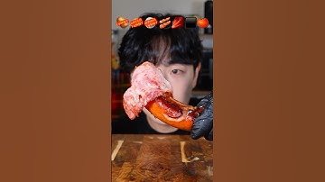 Kielbasa sausage❤️ #mukbang #stoneychoi