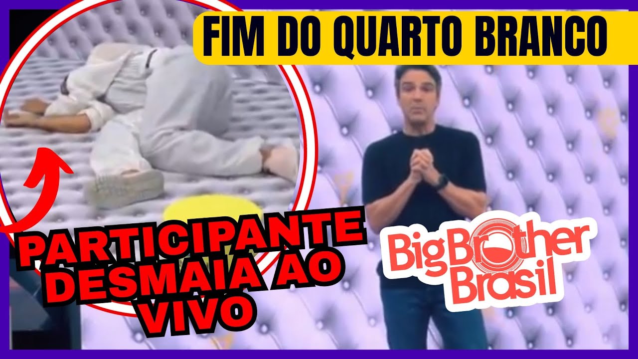 💣 Participante DESMAIA AO VIVO e coloca PONTO FINAL do 