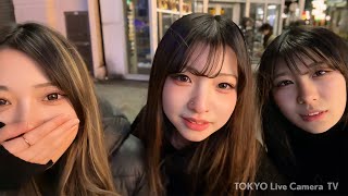 【LIVE】渋谷スクランブル交差点ライブカメラ 　  Shibuya Scramble Crossing Live Camera 横配信　1/25