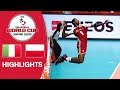 ITALY vs. POLAND - Highlights | Men's Volleyball World Cup 2019