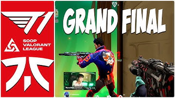 THEIR FIRST GRAND FINALS WAS ABSOUTE CINEMA! T1 vs FNATIC - HIGHLIGHTS - SOOP VALORANT League 2025