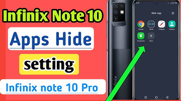 Infinix note 10 app hide setting | infinix Note 10  me app ko hide kaise kare