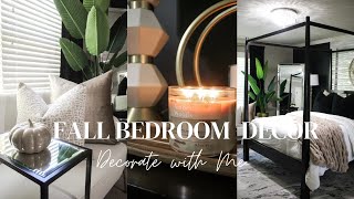 FALL BEDROOM TOUR | Fall Decor | Decorate with Me | Neutral Fall Aesthetic