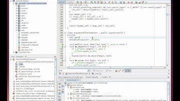 Basic Navigating in the Oracle Solaris Studio IDE