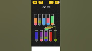 【Water Sort Puzzle】 Level 356