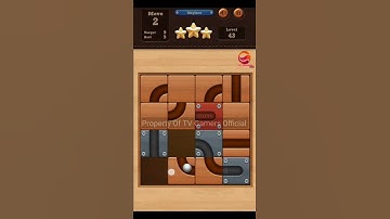 TUTORIAL GAME ROLL THE BALL || MOVING MODE || AIRPLANE || LEVEL 43