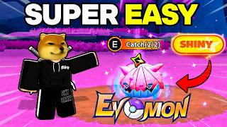 *Easiest* Shiny Methods in Roblox Evomon.. (AFK, Eggs, Catching)