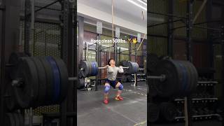 508lb hang clean caught PERFECTLY #weightlifting #technique