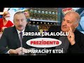 Sərdar Cəlaloğlu Prezidentə MÜRACİƏT ETDİ - Mövcud qiymətlər real böhranı əks etdirmir