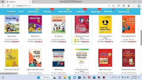 Source code trang web bán sách viết bằng java spring boot