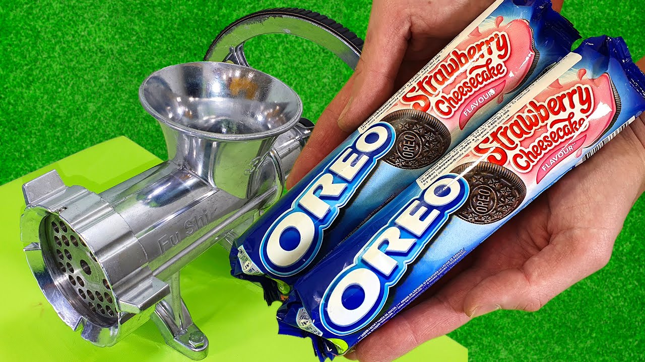 EXPERIMENT OREO VS MEAT GRINDER