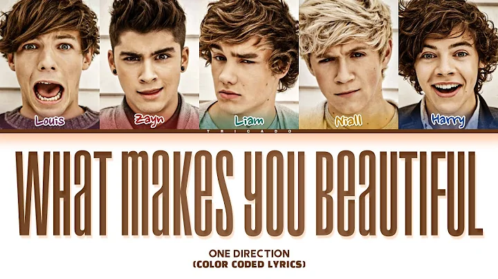 One Direction - What Makes You Beautiful (Color Coded Lyrics)