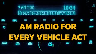 Keep Am Radios In New Vehicles Auto Makers Will Remove Them Unless This Bill Passes